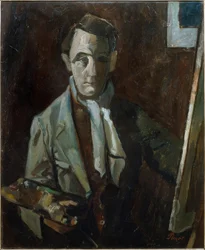 Selvportrett av Marcel Poncet