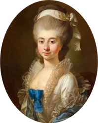 Norsk: Portrett av Urszula Maria Mniszech née Zamoyska.