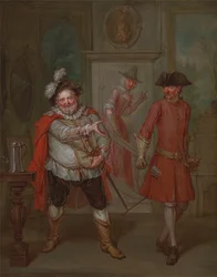 Scene fra Shakespeares «Henrik IV, del I»