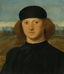 PORTRETT AV EN UNG MANN, ANTAKET Å VÆRE ALVISE DE FRANCESCHI