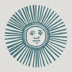 Sol Invictus, 2023 (linoleum på papir)