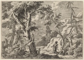 To menn angrende i villmarken