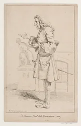 "Den berømte Cavre delle Caricature". Portræt av Pier Leone Ghezzi (1674-1755)