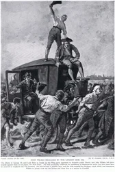 John Wilkes løslatt av London-mafiaen