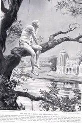 Slutten på et langt og velstående styre, illustrasjon fra «Hutchinsons History of the Nations», ca. 1910 (lito)