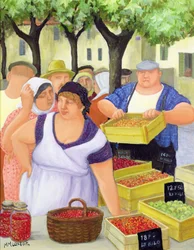 Market Place (olje på lerret)