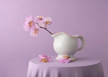 Elegante lavendelorkideer
