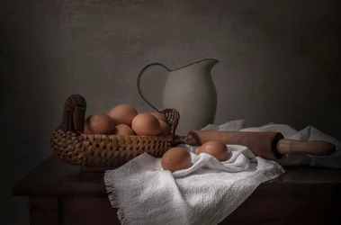Rustikt bakverk – stilleben
