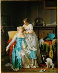 Dårlige nyheter. Utstilt i salongen i 1804 …