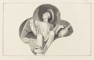 En engel, fra Wells Cathedral