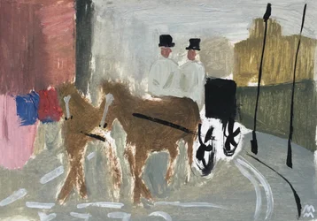 Victoria Street i London, 2019 (olje på papir)