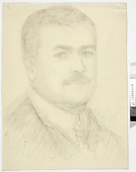 Portrett av en mann, byste