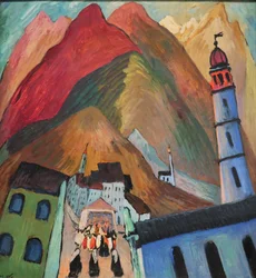 Werefkin-prosesjonen i 1924 nær Ascona