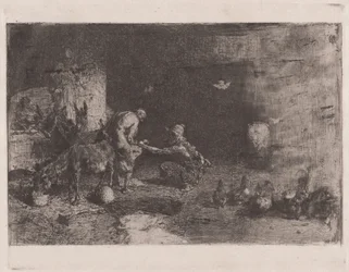 Hovslager i Marokko [Shoeing a Mule in Marokko]