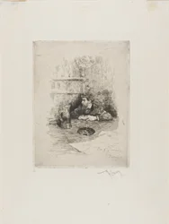 Portrett av Eduardo Zamaçois, spansk maler