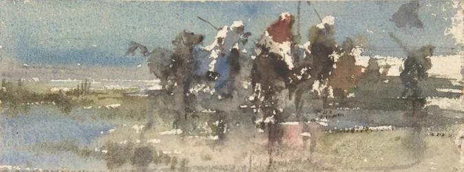 Maurere til hest, ca. 1854-74.