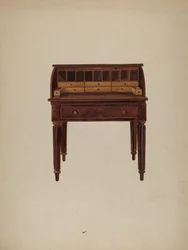 Skrivebord, c. 1940.