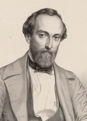 Portrett av komponisten Antoine Francois Marmontel 1816-1898.