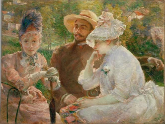 På terrassen på Sèvres med Fantin-Latour