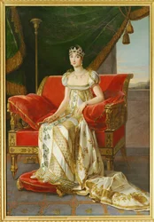 Pauline Bonaparte, søster av Napoleon I (maleri på lerret)