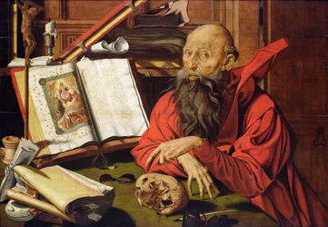 St. Hieronymus i meditasjon