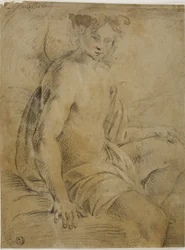 Sittende engel