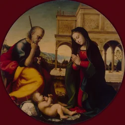 Tilbedelsen av Kristusbarnet, ca. 1500