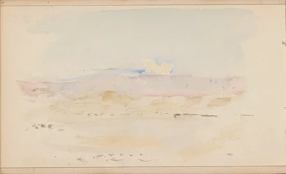 Ørkenlandskap med fjell