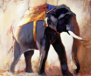 Shivaji, Khana, 1996 (blandet media på papir)