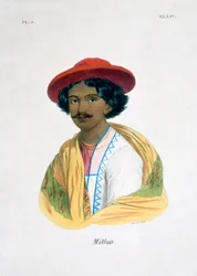 Indisk mann, 1800-tallet