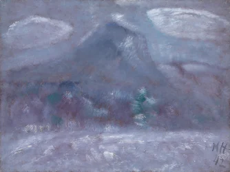 Mount Katahdin, snøstorm
