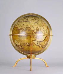 Terrestrial Globe, one of a pair known as the 