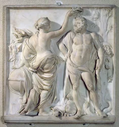 Hercules Crowned by Glory, 1671 (marmor)