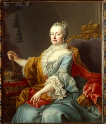 Portrett av Maria Theresa, den hellige romerske keiserinne