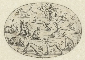 Oval med hunder, geiter og kaniner Nev Thier Bvechlein (serietittel)