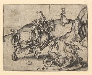 St. George Slaying the Dragon, ca. 1435-1491.