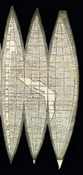 Verdenskart i form av et sett med globussegmenter, 1507
