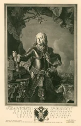 Franz I Stephan, keiser av Det hellige romerske rike (gravering)