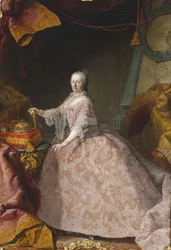 Tysk: Kaiserin Maria Theresia Maria Theresia av Østerrike i en alder av 35 år