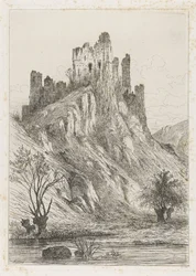 Ruin av slottet Montaigle