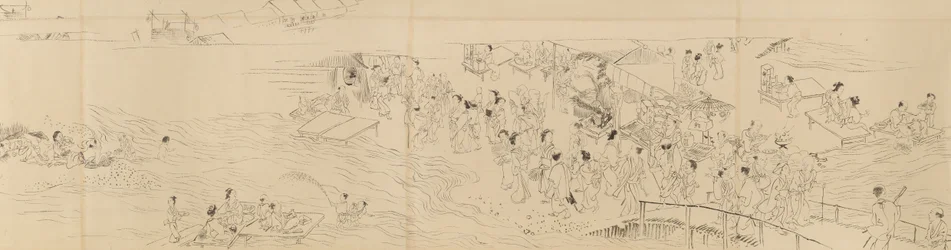 Forlystelser i Kyoto i de fire årstidene, slutten av 1700-tallet.
