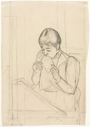 The Letter recto, The Letter verso, 1891.