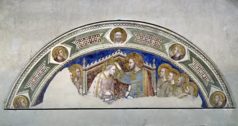 Kroningen av Jomfruen (kunstneren var aktiv mellom 1335 - 1346)