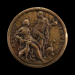 Allegory of Vigilance and Loyalty [revers], 1680.