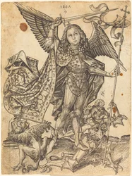 Saint Michael beseirer djevlene