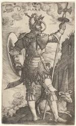 Mars fra The Gods Who Preside Over the Planet, 1528.
