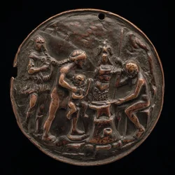 Apollo, Venus, Mars og Vulkan, ca. 1500.