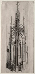 Design for en gotisk fontene