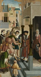 The Seven Works of Mercy,: Å gi drikke til de tørste, 1504