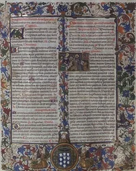 f.130: side fra Breviary of the Bishop of Montoya